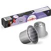 Gimoka - Capsule in Alluminio, Compatibili Nespresso in tubo, Gusto Cioccolata - 100 Capsule