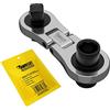 SabreCut 1 x MRSC08 Il più piccolo mini micro cricchetto da 6,3mm ESAGONALE 1/4 con attacco quadrato in acciaio inossidabile professionale a 72 denti Chiave a cricchetto a mano minuscola