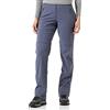 Jack Wolfskin Glastal Zip Away Pants W, Pantaloni da Trekking Donna, Delfino, 40