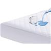 IMFAA - Coprimaterasso trapuntato, impermeabile, king size, extra profondo, 40 cm, bordo elasticizzato, protettivo, topper anallergico e traspirante (king 152 x 200 cm, impermeabile e trapuntato)