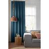 Elbersdrucke Midnight 11 - Tenda con Passanti nascosti, in Poliestere, 255 x 140 cm, Colore: Blu Petrolio