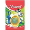 Maped - Gomma blu CROC CROC Malleabile - Gomma morbida e estensibile - Forte potere di cancellazione - Scatola protettiva ermetica a forma di lumaca