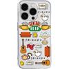 BABACO Ert Group custodia per cellulare per Apple Iphone 14 PRO originale e con licenza ufficiale Friends, modello Friends 014 adattato in modo ottimale alla forma dello smartphone, parzialmente trasparente