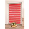 Khome K-Home Klemmfix - Tenda a Rullo Doppia Madrid, Senza Fori, 40 x 200 cm (Larghezza x Lunghezza), Colore: Rosso