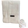Ragged Rose Copriletto in cotone a nido d'ape, 100%, color crema, 130 x 180 cm