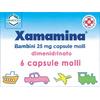 Xamamina adulti xamamina bambini 25 mg capsule molli 6 capsule