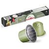 Gimoka - Capsule in Alluminio, Compatibili Nespresso in tubo, Gusto Pistacchino - 100 Capsule