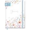 Häfft paper&you® Diario a puntini A5 con Banda elastica Fiori dolci 156 pagine, taccuino a puntini, agenda - Sostenibile & rispettoso con il clima