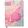 Häfft paper&you® taccuino A5+ con linee e Banda elastica rosa seta 156 pagine, 78 fogli - come Journal, agenda - Sostenibile & rispettoso con il clima