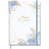 Häfft paper&you® Dotted Journal punteggiato A5 con elastico [Tempo di crescere] 156 pagine - taccuino a punti, diario - sostenibile e rispettoso del clima