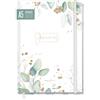 Häfft paper&you® Dotted Journal punteggiato A5 con elastico [foglia oro] 156 pagine - taccuino a punti, diario - sostenibile e rispettoso del clima