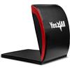Yes4All Tappetino per Esercizi Addominali con Supporto per Coccige e Senza, Base Pieghevole per Sit‑up, Attrezzo per Allenamento Core e Zona Lombare