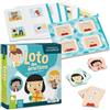 Placote- Loto des émotions Gioco educativo 1 1/2 Anno a 4 Anni, Colore, PLA18
