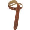 Levy's, MS12-BRN Tracolla in Pelle Scamosciata Brown 2, Larghezza: 2 / 5.08 cm Lunghezza: regolabile da 36 (91.44 cm) fino a 52 (132 cm), Colore Brown