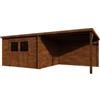 Decor et Jardin CASETTA DA GIARDINO IN LEGNO EDEN IMPREGNATA , 610X301X209 CM -DECOR ET JARDIN