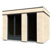 DÉCOR ET JARDIN Casetta in legno da giardino prefabbricata decor et jardin decor home 9mq in abete bianco nordico 365x299x250 cm