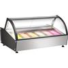 Risto Modello: 1105300200397,Espositore da banco per gelati nero capacità 6 vaschette gn 1/3 -12 -22 °C