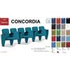SEIPO Concordia CP1PS ST PP 6 POSTI poltrona da sala cinema TEATRO schienale tondo Seipo Tessuto V omologato CLASS 1 IM