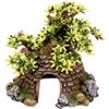 Nobby Cottage con Albero Ornamenti per Acquario, 17 x 14.5 x 17.5 cm