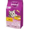WHISKAS Adult 1,4 kg - alimento secco completo per gatti adulti, con delizioso pollo