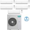 Hisense Climatizzatore Condizionatore Hisense Hi Comfort Wifi R32 Penta Split Inverter 7000 + 7000 + 7000 + 7000 + 12000 BTU con U.E. 5AMW125U4RTA