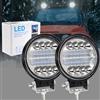 Biqing Faro da Lavoro,72W Faretti LED Off Road Flood Luci da Lavoro a led Luce Ausiliaria 12V 24V Fendinebbia Luci Faretti LED Supplementari 7200LM Impermeabile IP67 per Moto Truck ATV SUV UTV Boat