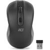 ACT Sensore ottico del mouse wireless 1000 DPI - Ricevitore USB a 2,4 Ghz - Impugnatura per il pollice - Mancino e destro - Leggero - AC5105
