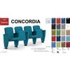 SEIPO Concordia CP1PS ST PI 4 POSTI poltrona sala cinema TEATRO schienale TONDO Seipo Tessuto V omologato CLASS 1 IM