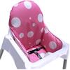 ZARPMA Cuscino compatibile con seggiolone IKEA Antilop, nuova versione per seggiolone, lavabile, pieghevole, imbottitura per sedia per bambini, colore rosa