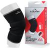 Vulkan Classic - Ginocchiera in neoprene, taglia XL, colore: Nero