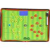 Dantolo Lavagna Magnetica Tattica Calcio, Portatile Cartella Tabellone Coaches Lavagna Tattica Lavagna per Allenatori Coaches di Calcio Pieghevole con Matite per Organizzazione Giocatori Tattiche e Strategie