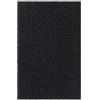 JOTEX Tappeto da bagno in poliestere, nero, 50 x 80 cm, 3 pezzi