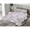 BANZAII TEXTILE INNOVATOR ONLINE Banzaii Trapuntino Mezza Stagione, Copriletto Autunnale Primaverile, Trapuntato Imbottito Singolo 170x260 cm Giada Rosa Made in Italy