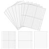 Sliverdew 30 buste per rilegatura A5, 6 fori, impermeabili, 1 p 2 p, 4 p, in PVC trasparente, per file, fatture, carte, foto, 30 pezzi