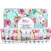 BODY & EARTH Crema Mani Regalo per Donne Confezione 12 PCS x 30 ml, Arricchite con Burro di Karitè e Glicerina per Nutrire e Idratare Mani Secche, Idee Regalo Set per Donne Compleanno-6 Profumi