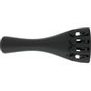 Wittner 918141 Cordiera Violino Ultra 1/4 - plastica high-tech - 4 microafinatori - ultraleggera - con cordino in nylon - nero