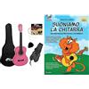 Tiger Music Set Chitarra Classica 3/4, Color Rosa Gelsomino & Suoniamo la chitarra. Metodo facile per piccoli chitarristi. Con CD-Audio