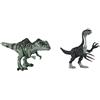 Jurassic World - Gigantosauro Attacco Letale con Fauci Mobili, con Ruggito e Movimenti, Giocattolo per Bambini 4+ Anni, GYC94 & Dominion Therizinosauro Attacco Tagliente, dinosauro con lunghi artigli