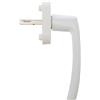 Roto Maniglia Roto Line standard senza logo, bianco traffico, lunghezza perno 32 mm