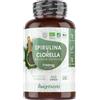 WeightWorld Spirulina e Clorella Biologiche Certificate, 240 Capsule Vegane Superfood | Alga Spirulina Bio, Clorella Bio, Dose da 1740mg per Capsula, Integratore Privo di Glutine, Senza OGM, Prodotto in Europa