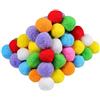 Adeteu Pompon Colorati, 200 Pezzi 3cm Pon Pon Artigianato, Pom Pom Rotondi Colorati, Set Artigianato, per Artigianato Fai-da-Te e Decorazioni Artigianali