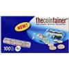 effektivo Blister Contenitori per Monete da 1 centesimi, 100 Pezzi in Plastica Trasparente. Blister Monete, Raccoglitore Soldi, Raccoglitore Monete, Euro Blister Monete, Conta Soldi