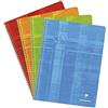 Clairefontaine 8342C Quaderno a Spirale, 24x32 cm, 100 Pagine Quadretti Piccoli, Carta Bianca 90g, Copertina in Carta Plastificata Colori Casuali