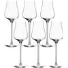LEONARDO HOME Brunelli 066413 - Set di 6 bicchieri da grappa, lavabili in lavastoviglie, bicchieri da liquore con stelo allungato, 210 ml