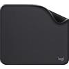 Logitech Mouse Pad - Studio Series, per Computer con Base in Gomma Antiscivolo, Scorrimento Facile, Resistente agli Schizzi, Materiali Durevoli, Portatile, Design Moderno - Grigio