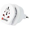 Skross, Adattatore da Viaggio Spina Italiana Piccola 10A Combo Italy e World to Europe, Series, multicolore