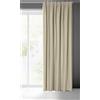 Eurofirany Madlen - Tenda in velluto, con nastro pieghevole, morbida, 200 g/m², elegante, liscia, tinta unita, moderna, classica, soggiorno, camera da letto, 140 x 300 cm, colore: beige