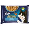 FELIX Sensations Sapori di Pesce in salsa di merluzzo e sardine 4x85g