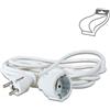 ECOVA PROLUNGA LINEARE 3MT SPINA SCHUKO PRESA SCHUKO BIANCA -ECO32010