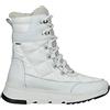 Geox D Falena B Abx B, Stivaletti Donna, Bianco (White/Off White), 37 EU